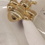 PORTA GUARDANAPO ABELHA DOURADO - Imagem 3