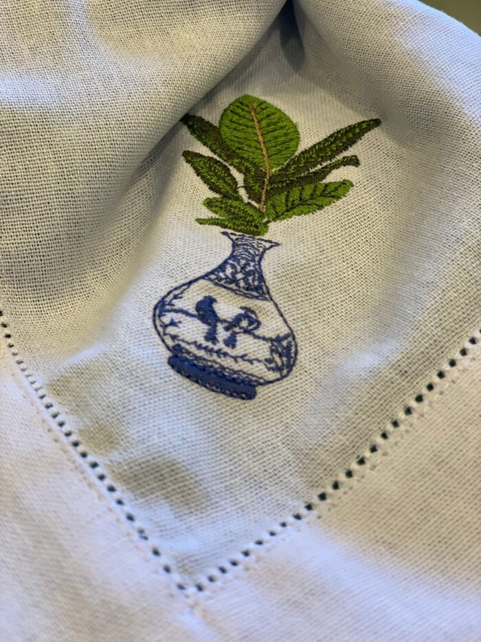 GUARDANAPO VASINHO AZUL - Imagem 4