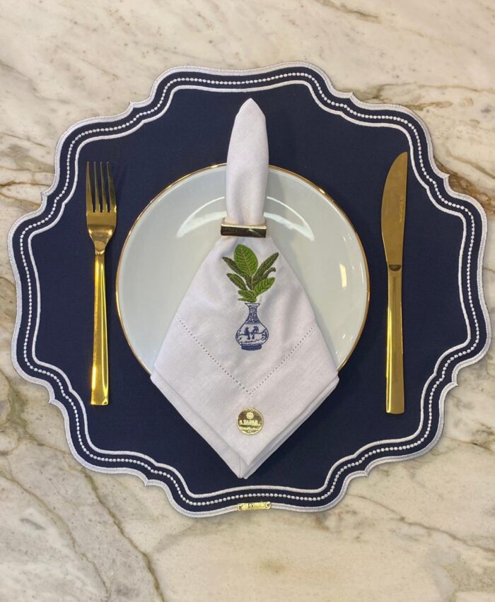 GUARDANAPO VASINHO AZUL - Imagem 2