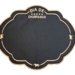 JOGO AMERICANO CHURRASCO BORDADO