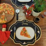 JOGO AMERICANO PIZZA BORDADO - Imagem 3