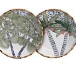 CONJUNTO PRATO RASO COCONUT TREE - 2 PEÇAS