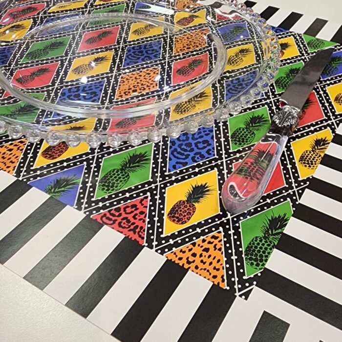 KIT 12 JOGOS AMERICANOS DE PAPEL - ABACAXI - Imagem 4