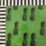 KIT 12 JOGOS AMERICANOS DE PAPEL - ABACAXI VERDE - Imagem 3