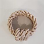 PORTA GUARDANAPO CORDÃO DOURADO - Imagem 2