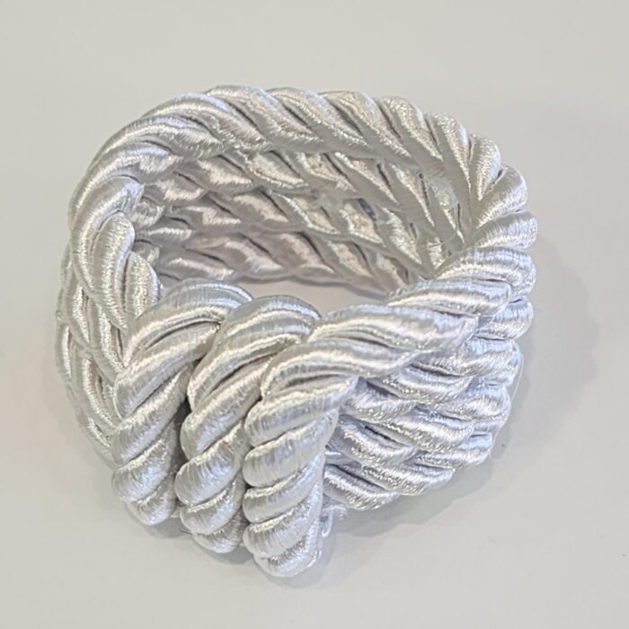 PORTA GUARDANAPO CORDÃO BRANCO - Imagem 1