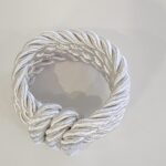 PORTA GUARDANAPO CORDÃO BRANCO - Imagem 2