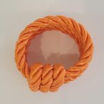 PORTA GUARDANAPO CORDÃO LARANJA