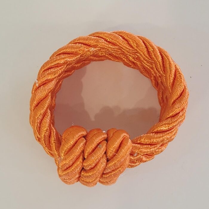 PORTA GUARDANAPO CORDÃO LARANJA - Imagem 1