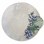 CONJ. 06 PRATOS RASOS ESTRELA DO MAR EM MELAMINA