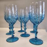 CONJ. TAÇAS CORAL AZUL EM ACRÍLICO - Imagem 3