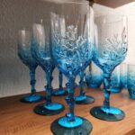 CONJ. TAÇAS CORAL AZUL EM ACRÍLICO - Imagem 2