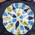 CONJ. 06 PRATOS RASOS PEIXES EM MELAMINA - Imagem 5