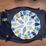 CONJ. 06 PRATOS RASOS PEIXES EM MELAMINA - Imagem 3