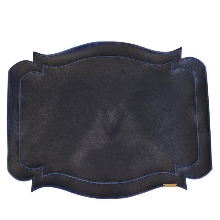 JOGO AMERICANO MARINHO COURINO BORDADO - Imagem 1