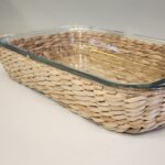 TRAVESSA DE VIDRO RETANGULAR