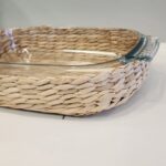 TRAVESSA DE VIDRO RETANGULAR COM PEGA - Imagem 2