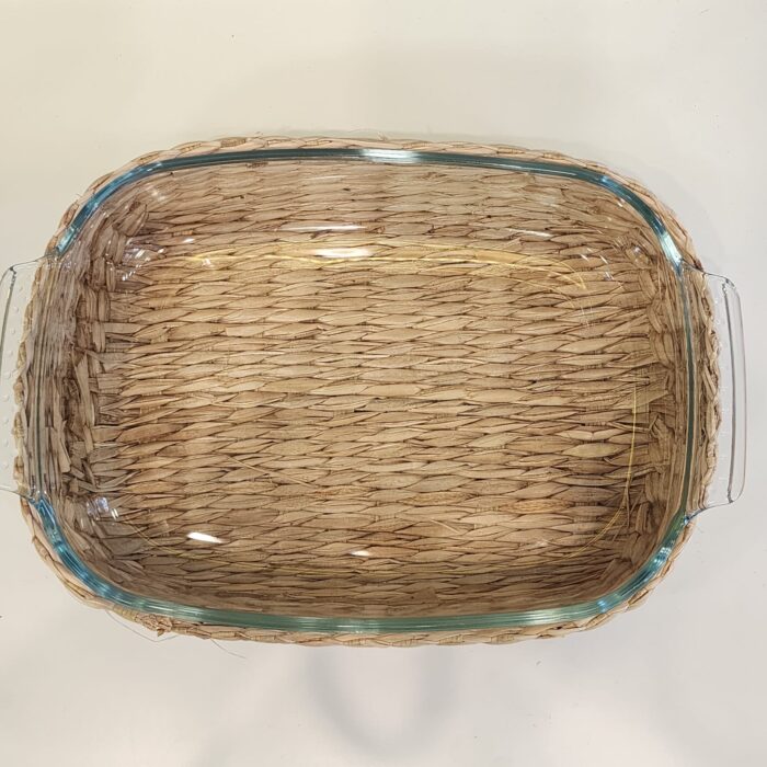 TRAVESSA DE VIDRO RETANGULAR COM PEGA - Imagem 4