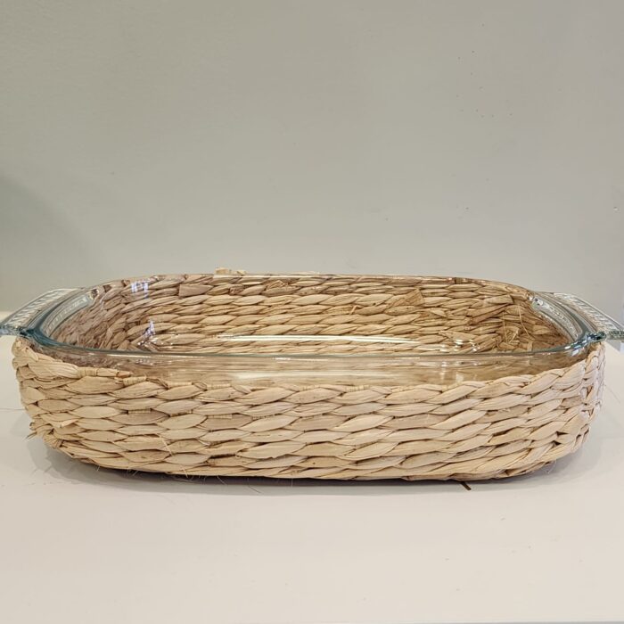 TRAVESSA DE VIDRO RETANGULAR COM PEGA - Imagem 3