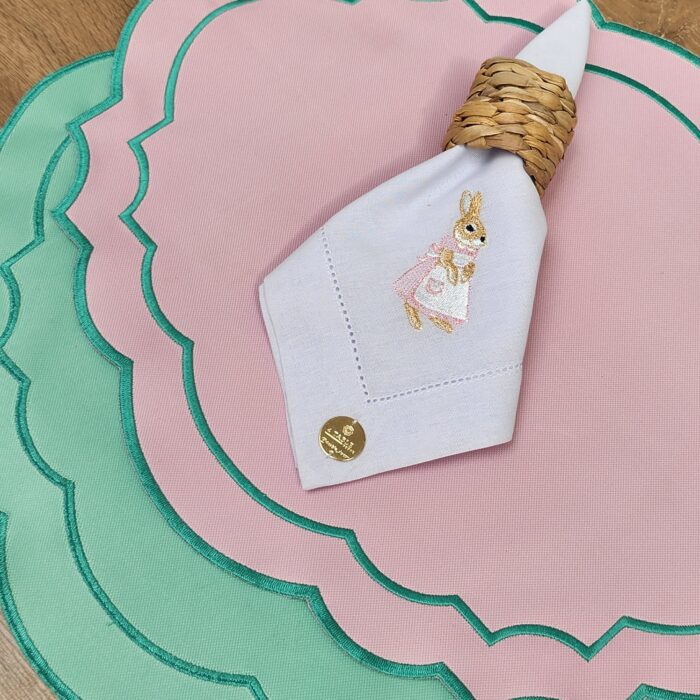 KIT PÁSCOA 06 LUGARES - TIFANNY + ROSA - Imagem 4